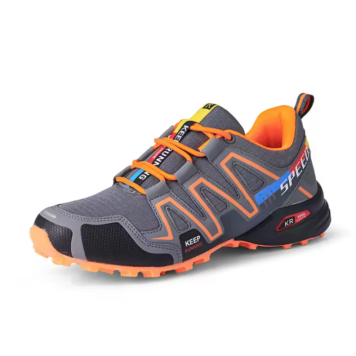 Zapatos de senderismo impermeables para hombre, calzado ligero y cómodo de cuero, antideslizante para caminar - 1