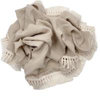 Manta de gasa de algodón de doble capa para bebé INS, manta de muselina de algodón puro, crepé, chal a prueba de viento, borla de encaje, manta para niños - details 4