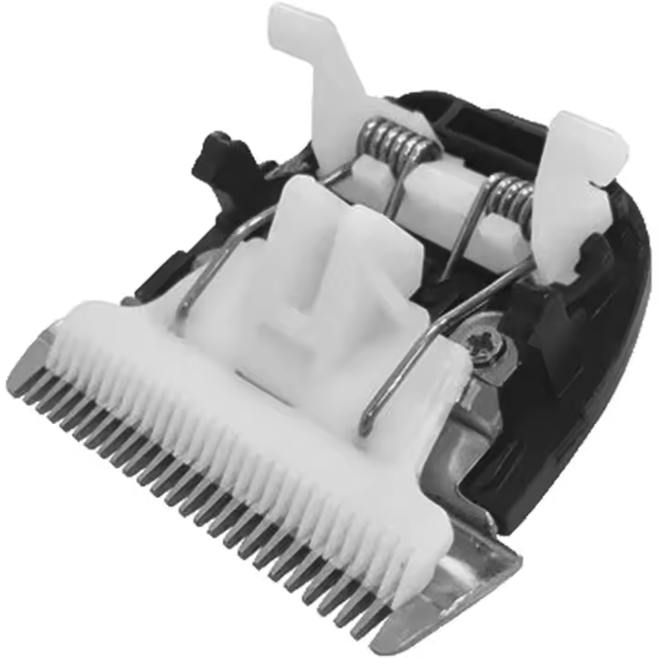 Cuchilla de titanio de repuesto con cuchilla de cerámica móvil para cortadora inalámbrica para perros y gatos IW2691A, afeitadora eléctrica silenciosa e impermeable (6 mm) - 1