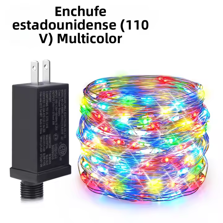 Luces LED De Hada Con Cable De Cobre Para Decoración De Navidad Boda Y Fiesta 10/20/30/50/100M Lámpara De Guirnalda Para Arbol De Navidad Y Habitaciones - 1