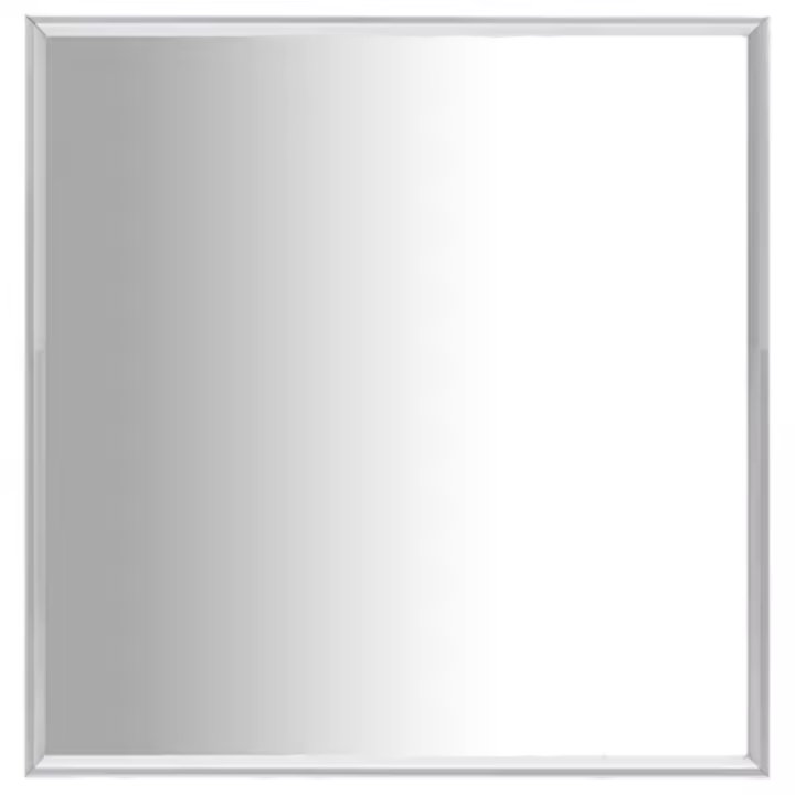 vidaXL Espejo plateado 60x60 cm - 1