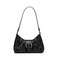 Nueva Bandolera Punk Y2K Motocicleta Retro Para Comunicación Estilo Francés De Alta Gama Bolso De Mano Para Compras De Mujer - details 0
