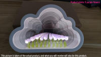 Lámpara De Noche Creativa Tulipán Nube Mar De Flores Luz Atmosfera Transparente Regalo Para Amantes Del Qixi Decoración De Escritorio - details 17