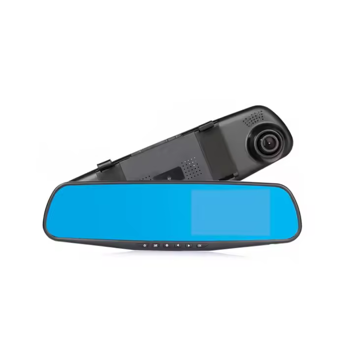 Mediawave Tienda Espejo Retrovisor con Cámara LCD de Pantalla 4,3 "DVR Vídeo Full HD 1080P - 1