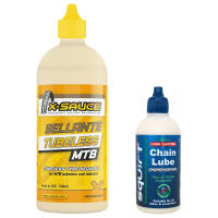 X- Sauce X-Sauce 500ml + Squirt 120ml - Potencia Tu Experiencia con el Lubricante de Cadena y el Sellante Tubeless - details 0