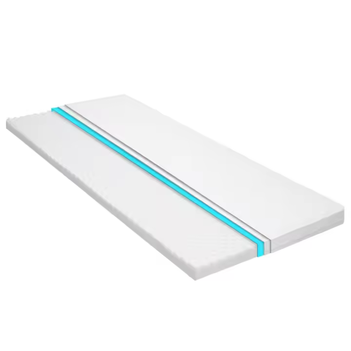 Sobrecolchón 90x200 cm espuma de gel frio 6 cm perfil huevo - 1