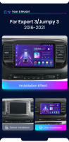 Junsun Radio Coche para Peugeot Expert 3 Citroen Jumpy 3 SpaceTourer 2016 2017 2018 2019 2020 2021 AI Voice 2 din Pantalla Coche Android Auto Multimedia Navegación GPS Auto radio - details 2