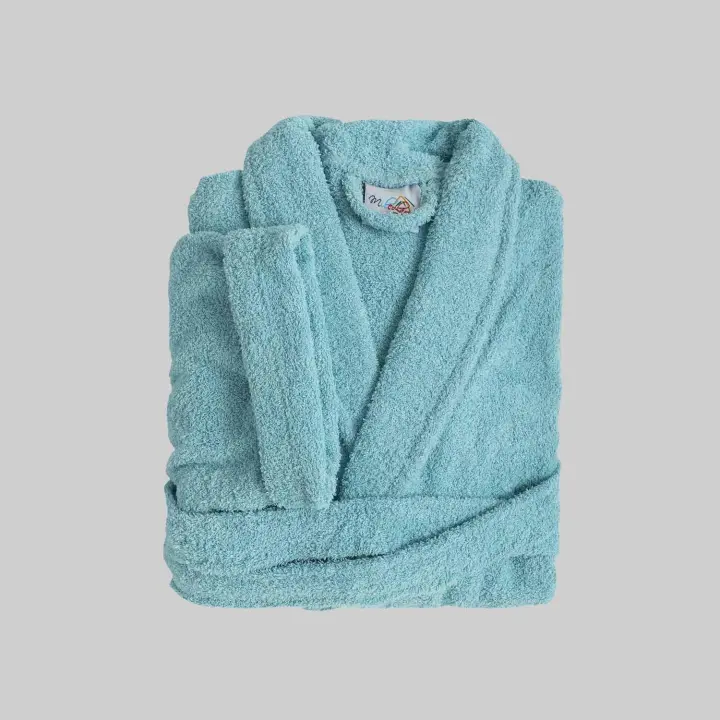 Albornoz de Baño 100% Algodón 420gr. Sin Capucha, Extrasuave y absorvente. Varios Colores. Ducha, Baño. - 1