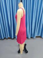 Vestido De Verano Con Cuello En V Y Cintura Alta Ajustado Sin Mangas Para Mujer Estilo Europeo Y Americano Amazon - details 2