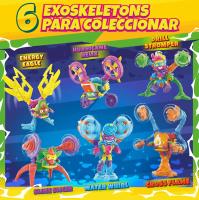Colección Completa de 6 Exoskeletons. Cada Caja Contiene 1 Exoskeleton + 1 SuperThing + 1 Checklist. Compatibles con SuperThings y Kids - details 1