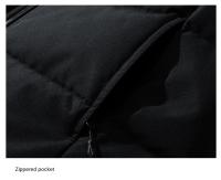Chaqueta De down Para Hombre Talla Grande Invierno Abrigo Casual Con Capucha Cremallera Y Bolsillos Sin Mangas Aislada Y Gruesa - details 16
