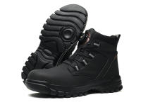 Botas De Seguridad Impermeables Para Hombre Indestructibles Con Punta De Acero Antideslizantes Antipinchazos Para Motociclistas Biker Botas Para Hombre - details 29