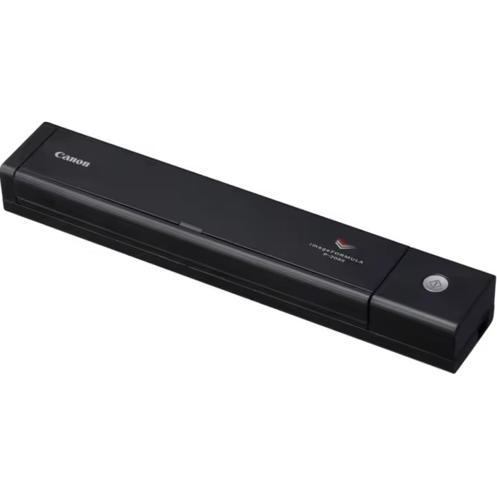 Canon imageFORMULA P-208II - Escáner Portátil de Documentos a Doble Cara ( 8 PPM, 10 Hojas ADF, Interfaz Estándar USB 2.0, Fuentes de Luz LED) Escaneado de Fotos y Tarjetas en Relieve Ultracompacto, Ligero y Versátil Compatible Mac y Windows - Negro - 1