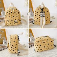 Mochila Mini De Corduroy Tamaño Pequeño Estilo Casual Simplicidad Para Estudiantes Viajes Bolso De Hombro Para Mujer - details 4
