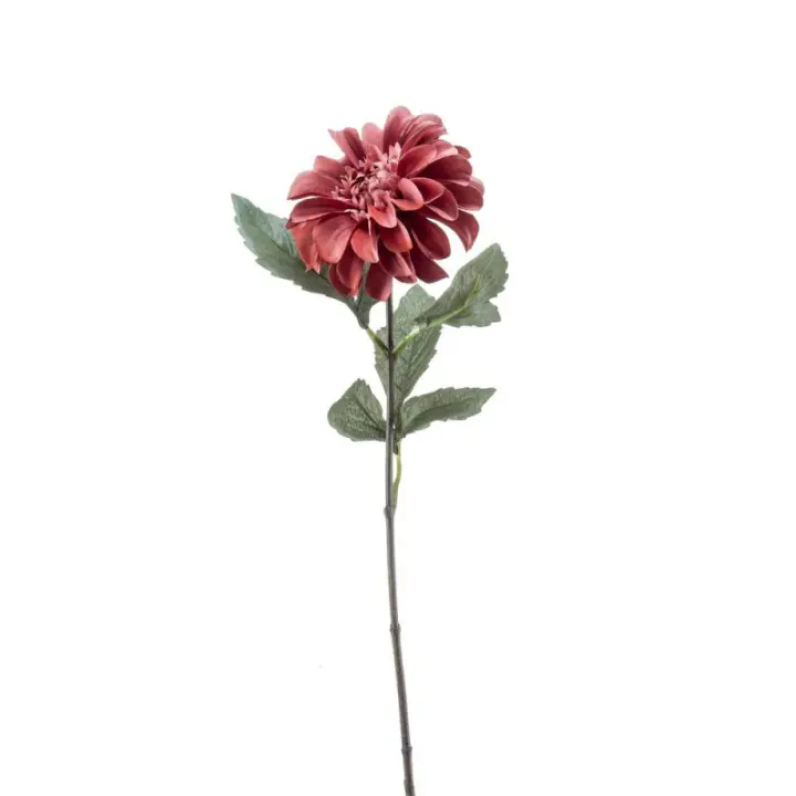 Planta Artificial Zinnia Malva en Vara 57cm - Alta Calidad - 1