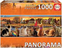 Eduvca Puzzle 1000 Piezas gatos en el embarcadero Educa 18001 - details 0