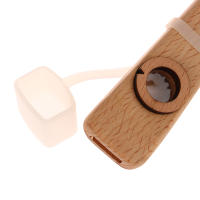 1Pc Flauta De Madera Kazoo Fácil De Aprender Y Jugar Para Principiantes Instrumento De Accompagnement Simple - details 1