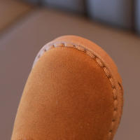 Botas De Nieve Para Niños Invierno Antideslizantes Color Sólido Calientes Con Patrón Suave Y Grueso Bajo Material De Suela RUBBER Talla True Fit Para Edad 4-6 - details 3