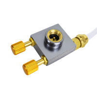 Adaptador De Recarga De Estufa De Gas Para Camping Al Aire Libre Adaptador De Botella De Propano LPG a Burner Plano Metal Manual Para 3-5 Usuarias - details 7