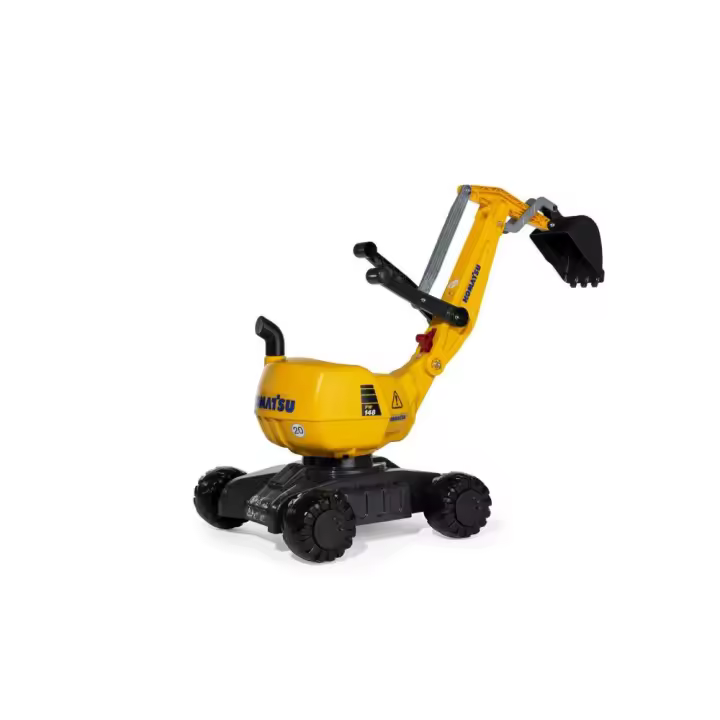 Rolly Toys Excavadora Komatsu de Plástico Funcional 360° Giratorio - Edad 3-5 Años - 1