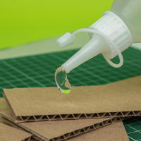 SILICONA LÍQUIDA QUIJOTE PAPER WORLD - Transparente, todo tipo de material, goma Eva, papel, cartón, cuero, tela, madera., ideal para manualidades, escolar, oficina, 100 y 50 ml, pack ahorro, pegamento, adhesivo, navidad, líquido, transparente, pegar - details 0