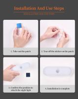 Luces LED Recargables Por USB Con Sensor De Movimiento Inteligente Y Luz Nocturna Dimmable Para Armarios Cocinas Escaleras Instalación Sencilla Incluye Bombillas - details 6