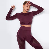 NCLAGEN Leggings De Yoga Para Mujer Cintura Alta Sin Costuras Transpirables Malla Deportivas Para Gimnasio Running Y Yoga - details 10