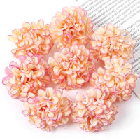 10Pcs Cabezas De Flores Artificiales De Seda Hydrangea Para Decoración De Bodas Fiestas Hogar DIY Corona Regalo Accesorio - details 14