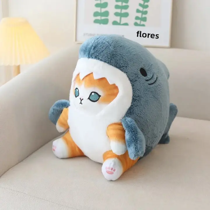 Juguete De Peluche De Delfín Lindo Regalo De Cumpleaños O Fiesta Decoración De Hogar Suave Y Cálido Almohada De Animal De Dibujos Animados Para Niños Y Adultos - 1