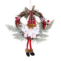 Corona Navideña Artificial De Ramas Muertas Guirnalda Floral Para Decoración De Año Nuevo Y Navidad Adornos De Foliage Colgantes - details 9