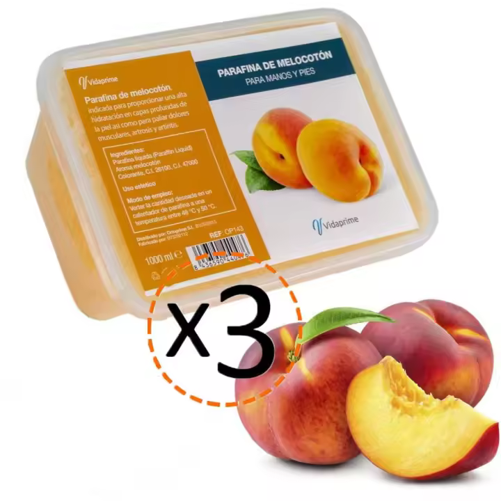 Pack Parafina de Rehabilitación Manos y Pies 3000ml | Melocotón Ortoprime Ortoprime - 1