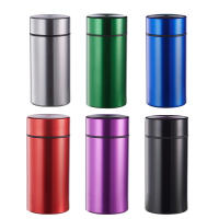Juego De Almacenamiento Airtight Para Hierbas Y Tabaco Portátil De Metal Resistente Al Agua Y Olores Caja De Almacenamiento Para Fumadores Accesorios De Fumar - details 0