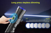 Linterna Táctica Recargable LED Con Telescópico Magnético Y Luz Impermeable 5 Colores Lámpara De Bola Con Ajuste De Enfoque - details 4