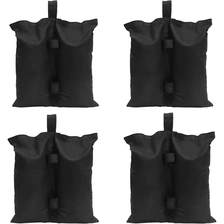 4 bolsas de peso para Toldo plegable para Tienda de campaña, Bolsa de pies with weight, de Bolsa Arena (4 piezas) - 1