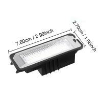 Luces LED Para Placa De Matrícula De Coche 12V Para Skoda Seat Leon Ibiza VW Golf 4 5 6 MK4 MK5 Passat CC Polo Accesorios De Auto - details 9