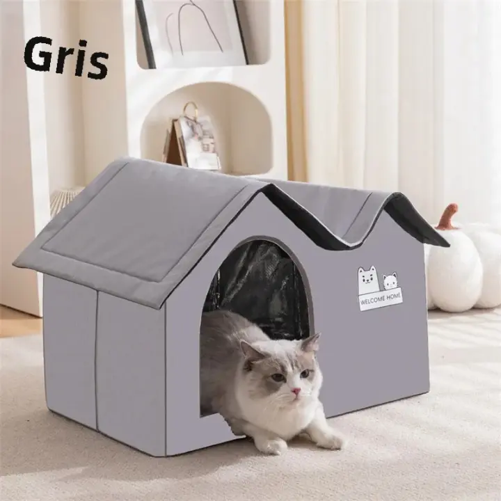 Casa De Aire Para Gatos Desmontable Refrescante De Verano Hogar De Hielo Para Perros Y Gatos Uso Cuatro Estaciones Material Oxford - 1