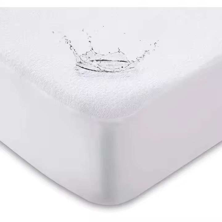 Protector De Colchon Impermeable Rizo Transpirable Funda de Colchón Poliester Cubre Colchon Ajustable Con Elastico De Tacto Suave Dispone Varias Medidas - 1