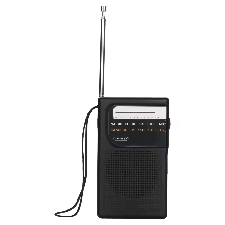 Radio Portátil AM FM Hatería Operada With Antena Telescópica Para Jovenes Y Ancianos Radio De Bolso Para El Hogar Y Caminar - 1