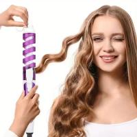 Rizador De Pelo Automático Espiral Multicolor Aparato De Estilo Doméstico Para Cabello Tamaño Único Temperatura Máxima 200 °C Secado Y Rizado Juntos - details 3