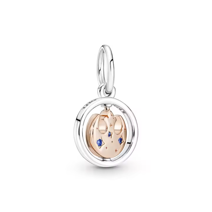 Pandora Star Wars Colgante Star Wars en plata de ley y con un recubrimiento en oro rosa de 380789C01 , para Mujer, Hombre, Unisex - 1