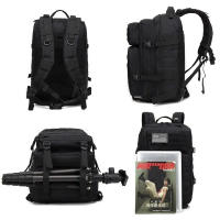 Mochila Táctica Para Hiking Grande Capacidad Camuflaje Para Hombres Viaje Exterior Mochila Táctica De Viaje Con Sistema De Alivio De Peso - details 9