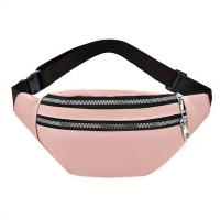 Bolsa De Cintura Para Mujer Impermeable De Gran Capacidad Para Deporte Al Aire Libre Correr En El Gimnasio Bolso Transversal Práctico - details 7