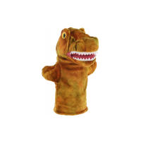 Keel toys Marioneta de dinosaurios de 27 cms. Marionetas de peluche ecologicas 100% recicladas super suaves (1 unidad se sirve aleatoriamente, si desea una en concreto nos lo comunique por chat) - details 2