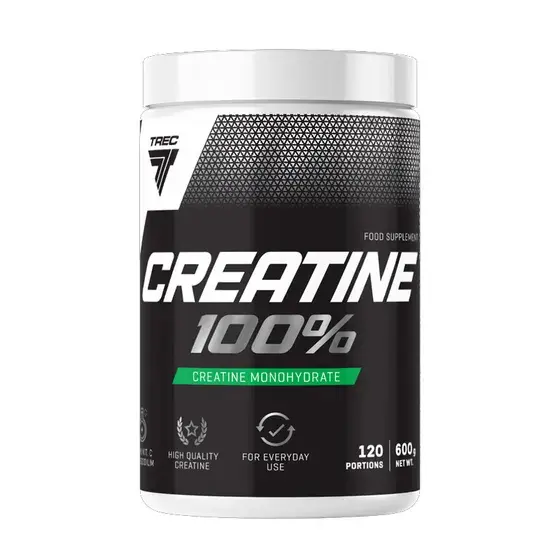 Creatina 100% Monohidratada | 600g | Aumento de Fuerza | Mejora del Rendimiento | Recuperación Muscular | TREC NUTRITION - 1