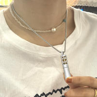 Collar Diffusor De Aromaterapia Colgante De Acero Inoxidable 316L Locket Aroma Perfume Aceites Esenciales Collar Diffusor De Moda Unisex - details 14