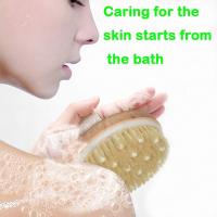 Pelo Corporal Seco, Pelo de Baño de Cerdas Naturales, Pelo Corporal para Drenaje lympático, exfolia, estimula la circulación sanguínea, elimine Las toxinas y las células Muertas DE LA PIEL - details 1
