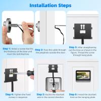 Camara De Puerta Inteligente 2-Way Talk WiFi Con Batería Peephole 3MP Monitor Digital 4.3 Pulgadas Vídeo Nocturno Infrarrojo - details 19