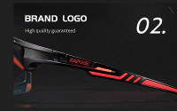 Gafas De Ciclismo Kapvoe-RED Para Hombres Y Mujeres Con Lentes Fotocromáticos UV400 Gafas De Sol Para Bicicleta Deportes Al Aire Libre Acetato Polímero - details 11