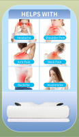 Almohada con memoria nuevo producto almohada para el cuello de rebote lento núcleo de espuma de memoria almohada para ayudar a dormir almohada con memoria almohada cervical uso doméstico - details 1