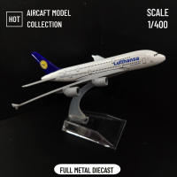 Replica De Avión De Metal a Escala 1:400 Lufthansa A380 Modelo Dieciséisavo Para Decoración De Habitación De Niños Regalo De Navidad Para Niños Juguetes Educativos - details 0